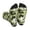 2 Black-2, variant on Hawaii Palms Print Crew Socks for Men and Women, Men's Soft Moisture-wicking Sock