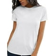 thumbnail image 2 of Womens Loose Fit Tshirts Short Sleeve Summer Tops Casual Workout Yoga Tunic T Shirts Tops, 2 of 6