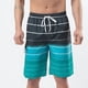 thumbnail image 1 of Bañador para hombre, grande y alto, con bolsillo lateral, pantalones cortos de playa a rayas con cordón y forro de malla, trajes de baño para hombre, 1 of 1