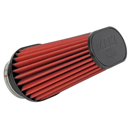 Series 210 Oval Wash (AEM 21-2204DK Universal DryFlow Clamp-On Air Filter: Oval Tapered; 3.5 in (89 mm) Flange ID; 9.188 in (233 mm) Height; 8.25 in x 6 in (210 mm x 152 mm))