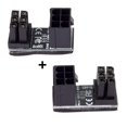 thumbnail image 5 of cablecc ATX 6Pin Female to 6pin Male 180 Degree Angled Power Adapter for Desktops Graphics Card, 5 of 5