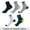 Multicolour A, variant on Men Sports Low Cut Quarter Ankle Socks Men's Casual Sport Breathable Socks Pack of 5 Pairs