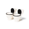 thumbnail image 2 of BigMouth Inc. Toilet Shots, Set of 2, Ceramic Shot Glass, Hold 2oz Each, Funny Novelty Toilet Gift, 2 of 2