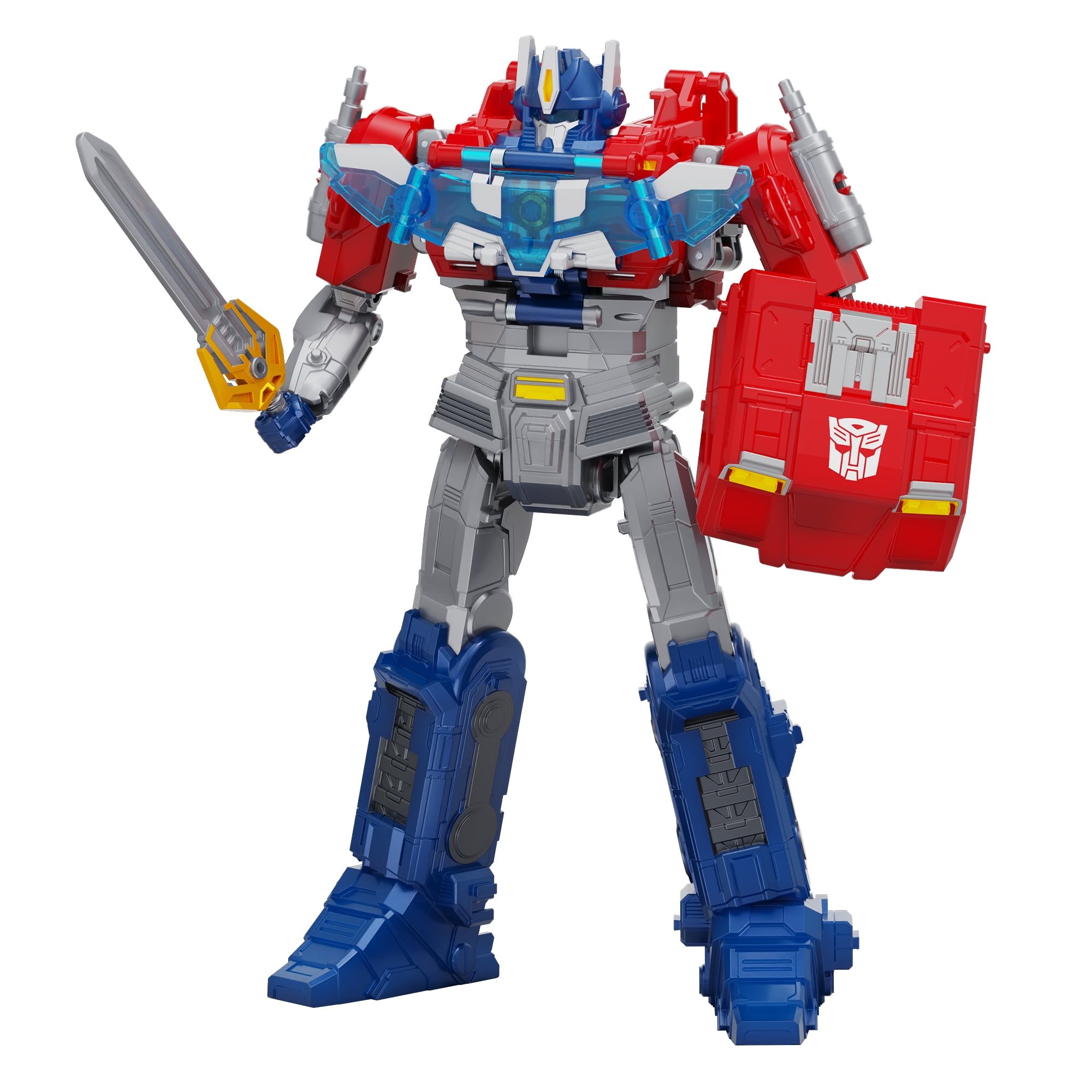 Transformers One Power Flip Optimus Prime (Orion Pax) Action Figure, 10 Interactive Robot Toy