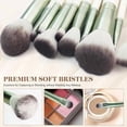 thumbnail image 3 of DUAIU 12-Piece Professional Makeup Brush Set - Premium Synthetic Foundation, Blush, Eyeshadow, Concealer & Lip Brushes Kit with Travel Pouch for Face & Eye Makeup Application, 3 of 8