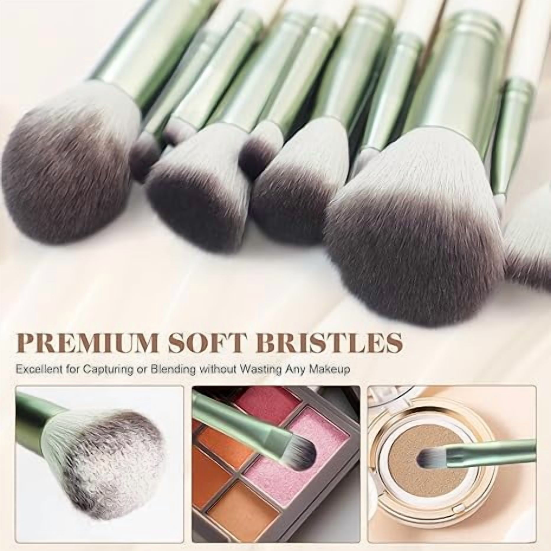 DUAIU 12-Piece Professional Makeup Brush Set with Pouch photo 3