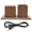 Brown Wood Red Light, variant on Yajisi LED Digital Alarm Clock Pen Holder Voice Control 3 Levels Brightness Wood (7.48 inches/19 cm)