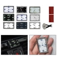thumbnail image 2 of DAMIFU Random Auto Fashion Watch Automobile Quartz Clock Square Watch Car Decoration Ornaments Vehicle Car Accessories Vent Clip Clock, 2 of 9