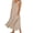 F-818Beige, variant on ZHOGXU Women's Dresses Summer Flying Sleeve V Neck Solid Color Comfortable Flowy Swing Dress With Pockets For Casual Daily Wear,Green,Xxl
