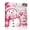 Pink, variant on Canvas Wall Art, Christmas Red Snowman Framed Canvas Prints for Bathroom Desk, Winter Snowflakes Rustic Xmas Trees Small Gallery Wrapped Wall Decor for Home Office, Gifts, 8"x8" Ship Next Day