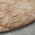 anna Circle Round Shaggy Rug Living Room Bedroom Carpet Floor Fluffy