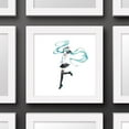 thumbnail image 5 of Gallery Pops Hatsune Miku - Hatsune Miku Styled Pose Wall Art, White Framed Version, 12" x 12", 5 of 5