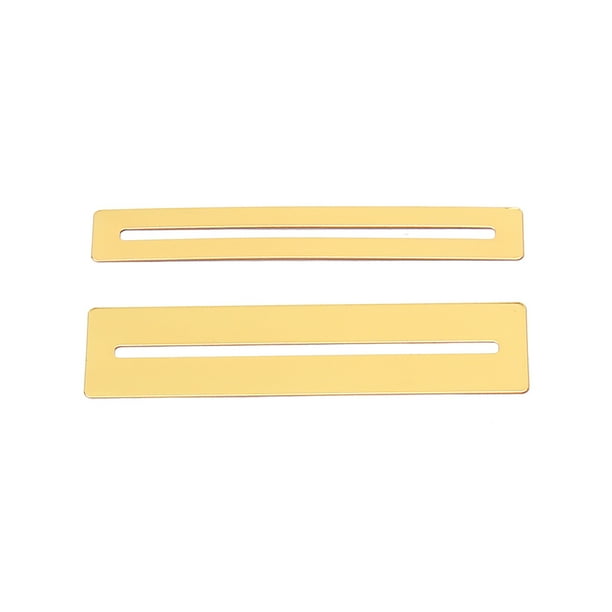 Eigraketly Paquete de 2 herramientas de reparación para principiantes dorados, artesanía profesional, placa de frotamiento, accesorios para Accesorios para instrumentos musicales