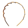 thumbnail image 4 of Diadema de Pelo Forma Banda de Cabello Horquilla para Mujer Chicas marrón Zulema Diadema de dientes profundos, 4 of 6
