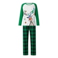 thumbnail image 2 of Pyjamas pour Femmes Tenue Parent-Enfant Costumes de Noël Patchwork à Carreaux Imprimés Vêtements d'Intérieur Col Rond Manches Longues Pyjamas Ensemble Deux Pièces pour Maman Pyjamas Assortis pour la Famille en Liquidation, 2 of 3