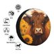 thumbnail image 4 of Balery Countryside Sunflower Cow Cubiertas para Neumáticos - Protector Resistente para Neumáticos de Camioneta, SUV, Remolque, Camper y RV-14 inch, 4 of 6