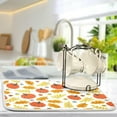 thumbnail image 5 of Fall Pumpkin Maple Leaves Microfiber Dish Drying Mat 18x24 for Kitchen Counter Thanksgiving Day Dishes Pad Dish Drainer Rack Mats Absorbent Fast Dry Dish Draining Mat Extra Large, 5 of 7