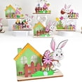 thumbnail image 2 of CoreLiving Easter Table Decor Wooden Bunny Decorations Spring Centerpieces Farmhouse Easter Decor for Home Office Tiered Tray Decor Shelf Decor Mantel Decor Indoor Spring Decor Easter Home Decor, 2 of 9
