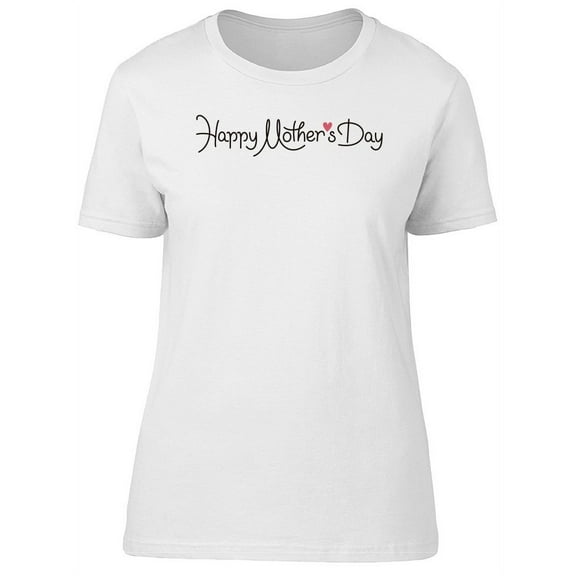 Mothers Day, Pink Love Heart T-Shirt Women -Image by Shutterstock, Female x-Large