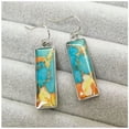 thumbnail image 6 of HOOUN Silver Women Jewelry Fashion Opal Zirconia Party Dangle Drop Earrings-Turquoise, 6 of 6