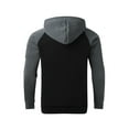thumbnail image 5 of Cenuakty Men's Tracksuit 2 Piece Contrast Color Long Sleeve Hoodies and Loose Fit Sweatpants Set Casual Jogging Athletic Suits, 5 of 6