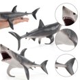 thumbnail image 3 of Animal Figurine Simulated Desktop Decoration Mammoth Megalodon Dire Wolf Ancient Animals Model Sculpture Educational Toys For Home Play Banmo, 3 of 5