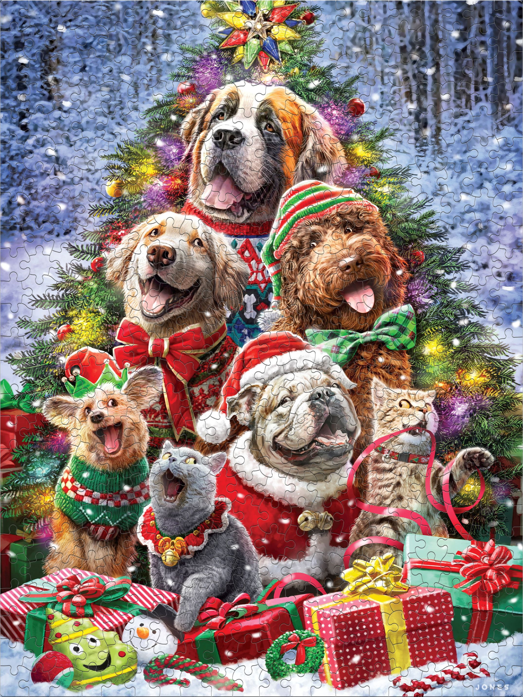 Ceaco Caroling Critters (Larry Jones) 500 Piece Interlocking Jigsaw Puzzle