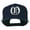 Navy, variant on Large Old English O Embroidered Flat Bill Cap - Navy OSFM