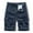 Dark Blue, variant on Cargo Shorts Denim Shorts Men'S Pocket Straight Black 6