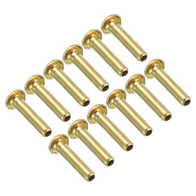 Unique Bargains Insert de Compression en Laiton 2mm ID 4mm OD, Kit d'Accessoires de Raccord de Compression Tube 12 Pcs