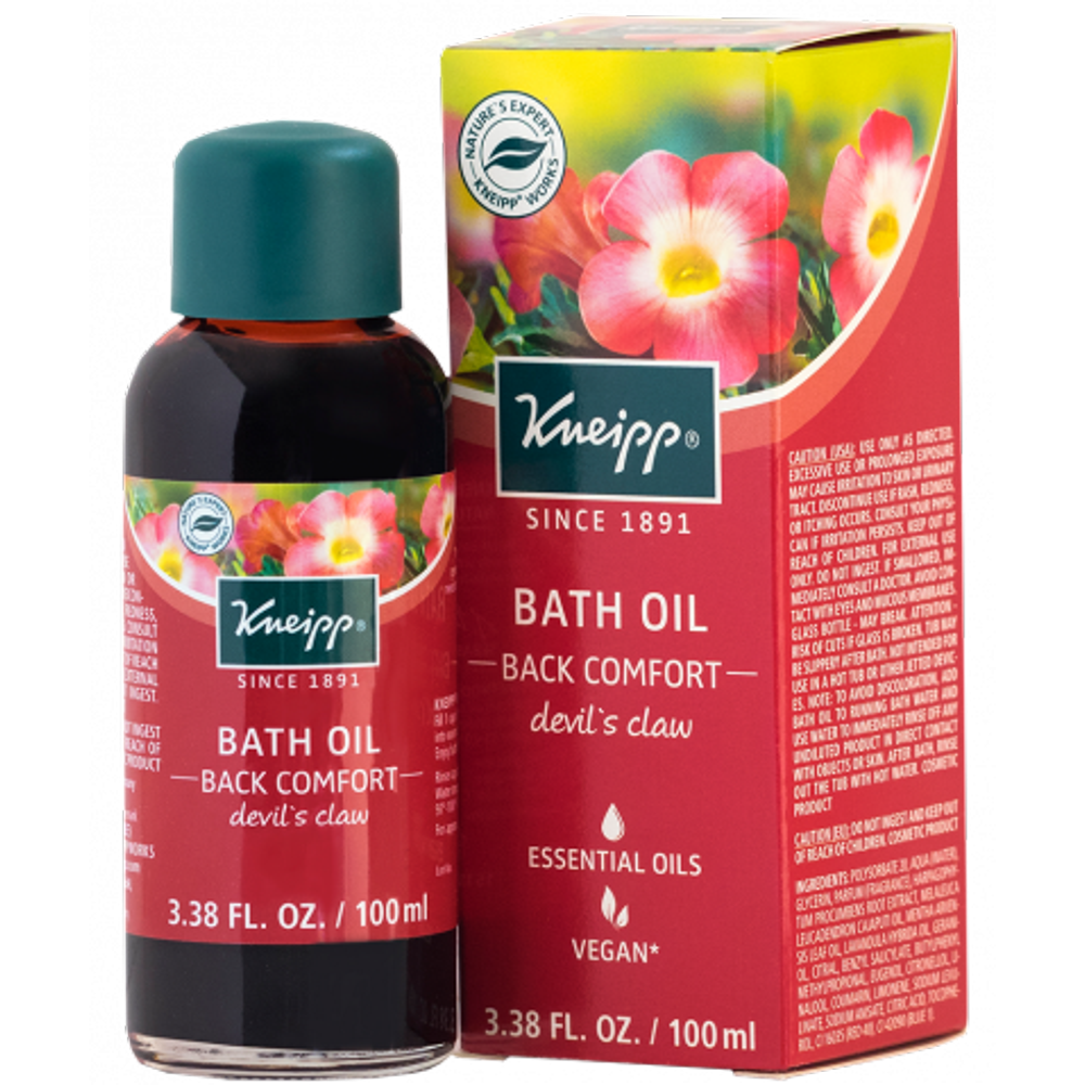 Kneipp Kneipp Back Comfort Devil's Claw Herbal Bath Oil
