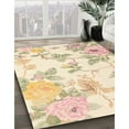 thumbnail image 3 of Ahgly Company Machine Washable Indoor Rectangle Contemporary Gold Area Rugs, 5' x 7', 3 of 7