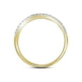 thumbnail image 3 of Diamond Princess 14kt Yellow Gold Diamond EGL Round Bridal Wedding Ring Band Set 1 Cttw, 3 of 3