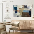 thumbnail image 5 of Elephant Stock Abstract Domain Wall Art - Horizontal Canvas Wall Art - Living Room Wall Decor - Abstract Canvas - Beige And Blue Decor - 12" x 8", 5 of 8