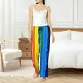 thumbnail image 4 of Sikiie Rainbow Colored Women’s Ultra-Soft Comfy Lounge Pants Sleepwear Comfy Lounge Pants Drawstring Sleep Bottoms with PocketsMedium, 4 of 6