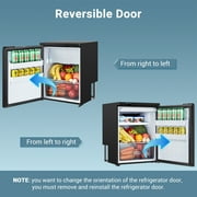 12 Volt Refrigerator, Aobosi 65L(2.3cu.ft.) RV Fridge Freezer, Car Refrigerator WIFI APP Control with Lock, (4℉-46℉) Travel Refrigerator Fridge 12/24V DC for Truck, RV, Camping