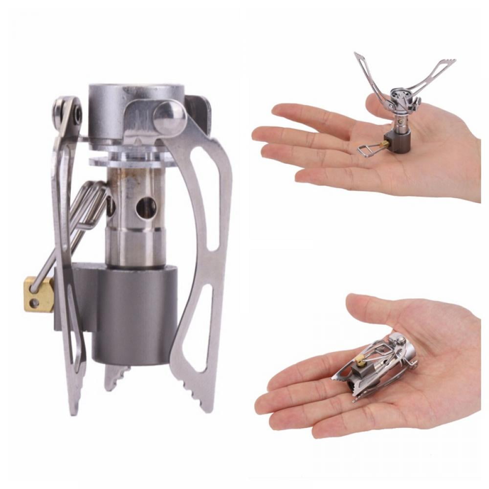 3000W 3000T Mini Pocket Outdoor Camping Cooking Burner Gas Folding Stove F9N9