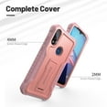 thumbnail image 3 of ExoGuard For Moto E Case, Phone Case with Screen Protector and Kickstand (Pink), 3 of 7