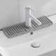 thumbnail image 1 of Faucet Drains Pad, Kitchen Sink Splash Proof, Thickened Dry Pad, Waterproof Stain Resistant, Foldable Portable, Metal Frame, For Bathroom, 1 of 9