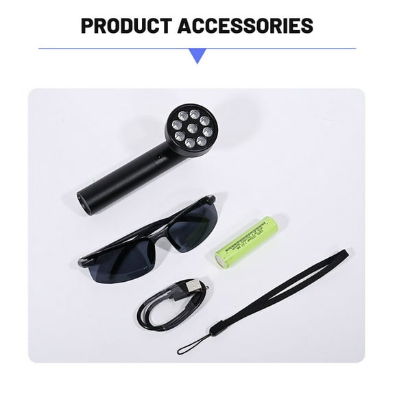 Red & Blue Light Therapy for Face and Neck, Beauty Wand with Dual Light and Infared Modes