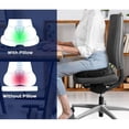 thumbnail image 5 of Cojín de asiento mejorado con gel – Cojín para silla de oficina – Cojín de gel antideslizante y espuma viscoelástica para el dolor de coxis (negro), 5 of 5