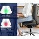 thumbnail image 5 of Cojín de asiento mejorado con gel – Cojín para silla de oficina – Cojín de gel antideslizante y espuma viscoelástica para el dolor de coxis (negro), 5 of 5