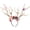 coffee color, variant on Slccxzc Floral Deer Antler Headband Forest Fairy Tree Branch Headpiece for Halloween Party