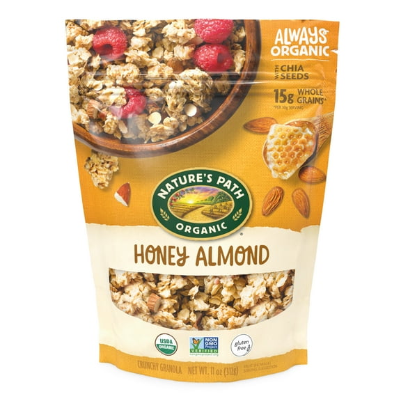 Nature's Path Organic Granola, Honey Almond, 11 oz Pouch