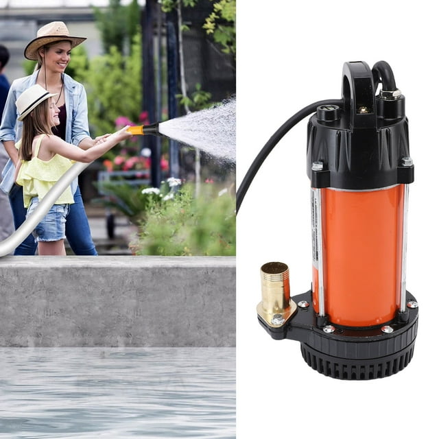 Deep Well Submersible Pump, 300W Stainless Steel Water Pumpwith 2.5M Cable 4m 1h Flowing Rate 22m Lift Brushless Copper Motor for Farm Ranch Irrigation