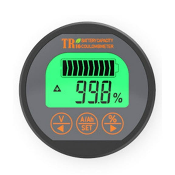 Battery Capacity Tester Voltage Current LCD Display with Memory Function TR16