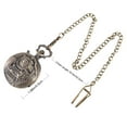 thumbnail image 2 of 1pc Vintage Pocket Watch Pocket Watch Pocket Watch Locomotive Shape Design for Friends (Brown), 2 of 7