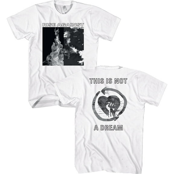 Rise Against Men's This Is Not A Dream Slim-Fit T-Shirt White S