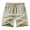 Khaki, variant on Men's Athletic Running Workout Shorts 11 inches Swim Trunks with Ziper Pockets Quick Dry Lightweight
