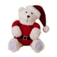 thumbnail image 2 of Peluche suave de Navidad, mini oso de peluche de invierno, oso de sombrero rojo, decoración de mesa, decoración navideña de Año Nuevo, 2 of 7